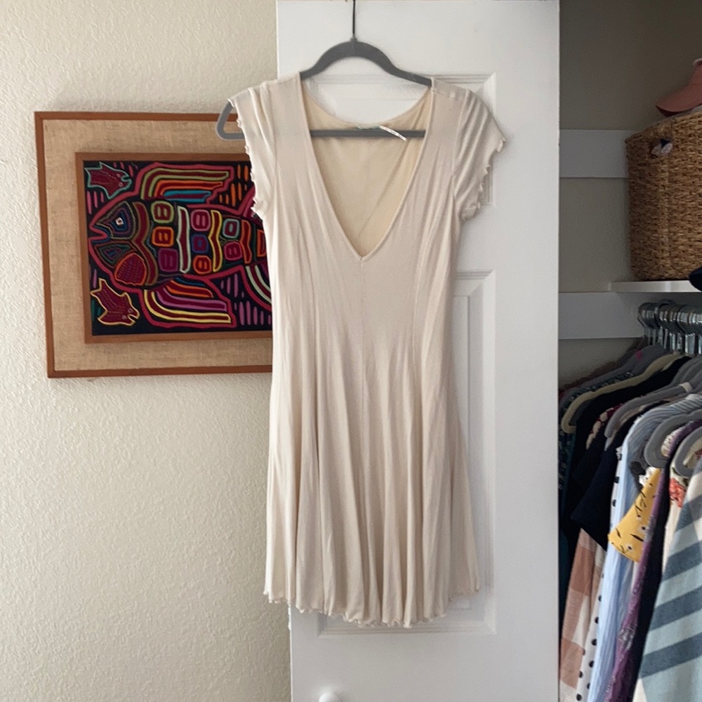 Urban outfitters deep v dress only worn once